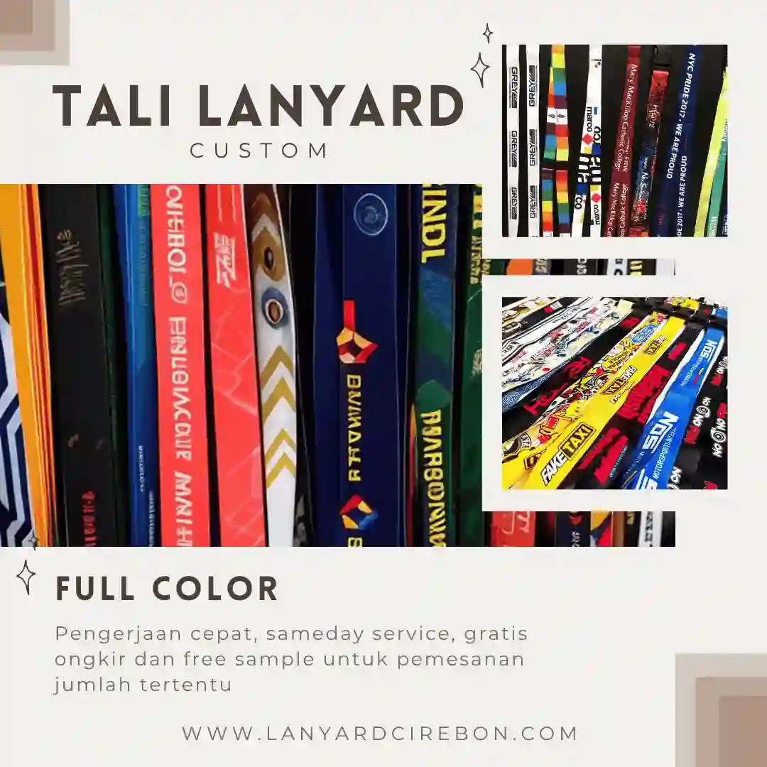 Lanyard Kulit Custom Cirebon